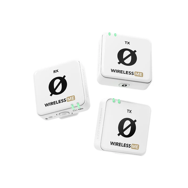 Microphone Wireless ME (Double, Blanc)