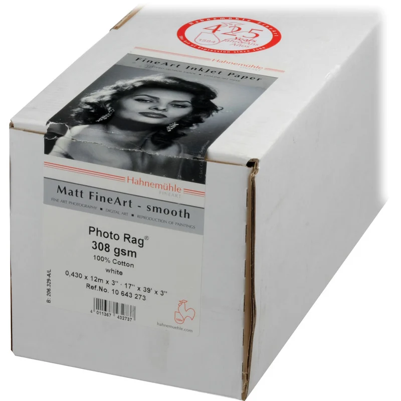 Papier Photo Rag 36po x39pi (Rouleau)