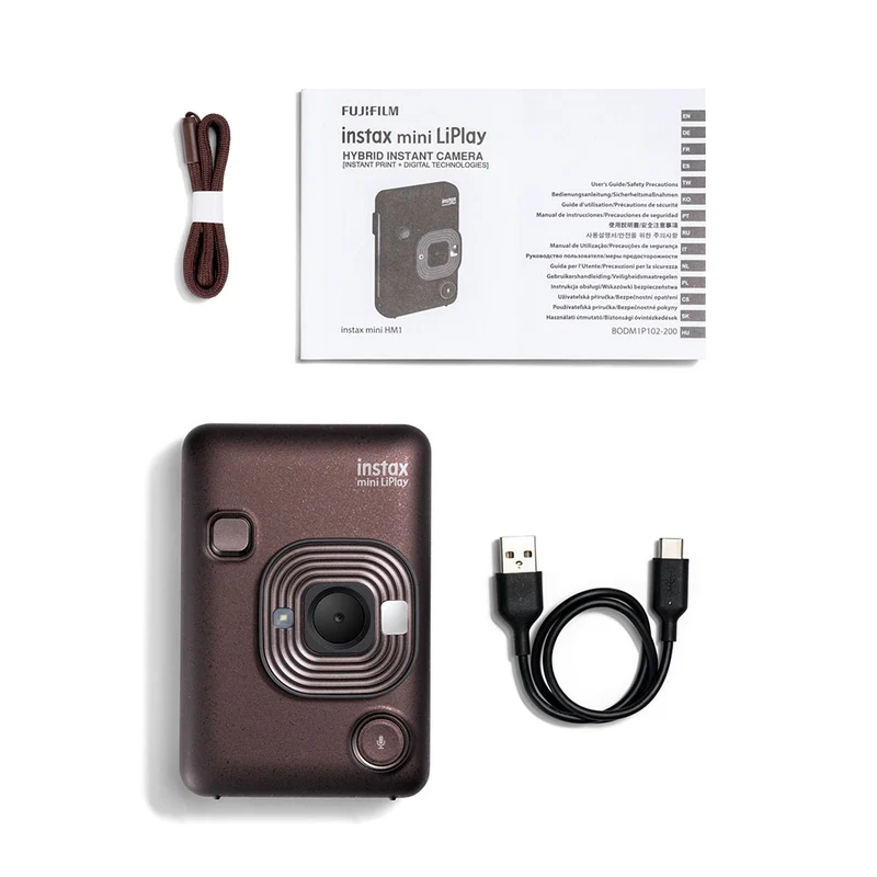 Instax Mini LiPlay hybride (Bronze Profond)