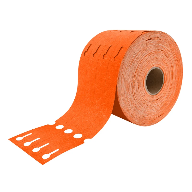 Étiquettes à boucle Tyvek - 250 x 25 mm - 1500 étiquettes sur rouleau