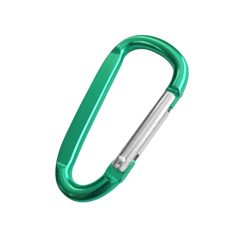 Porte-clés mousqueton ensemble de couleurs - 60 x 30 mm - 6 couleurs