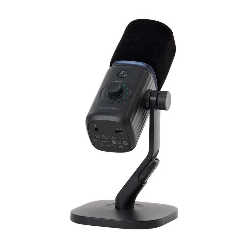 Microphone Ensemble de bureau (Charbon)