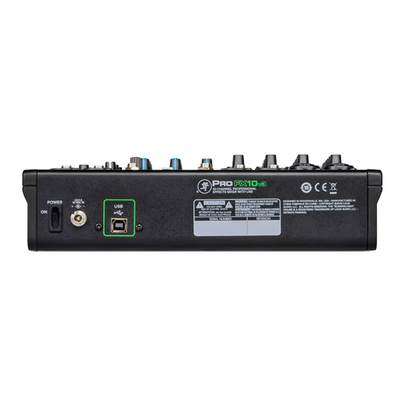 Mélangeur Professionnel de 10 Canaux avec USB - ProFX10v3