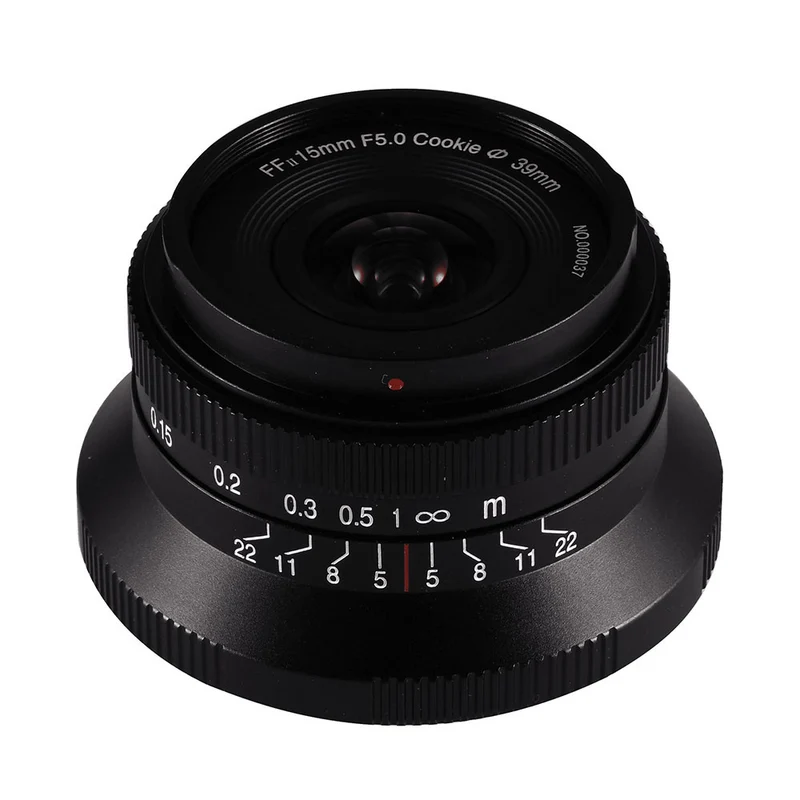 15mm f/5 Cookie FF pour Leica M (Noir)