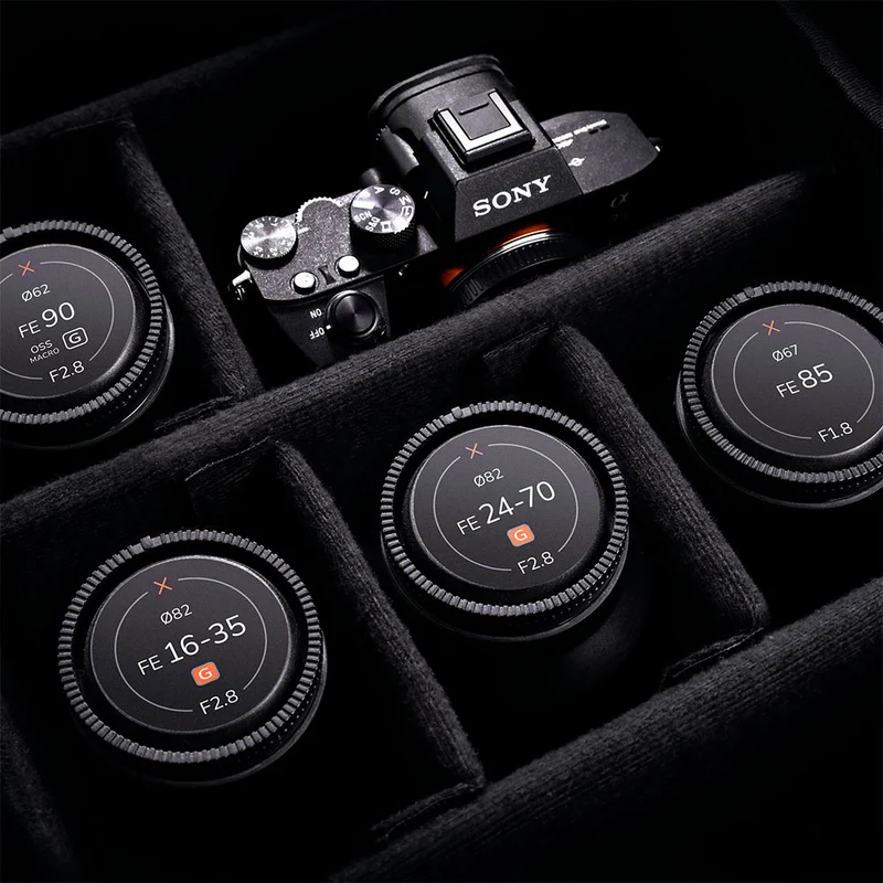 Indicateurs d'objectifs avant/arrière Sony FE