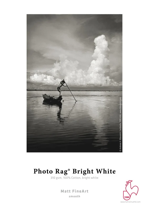 Papier Photo Rag Blanc Brillant(Bright White) 13x19po (25 Feuilles)