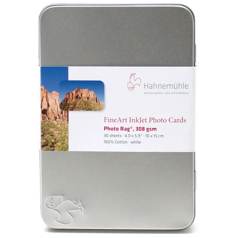 Carte Photo Rag 308gsm 4x6po (30 Feuilles)
