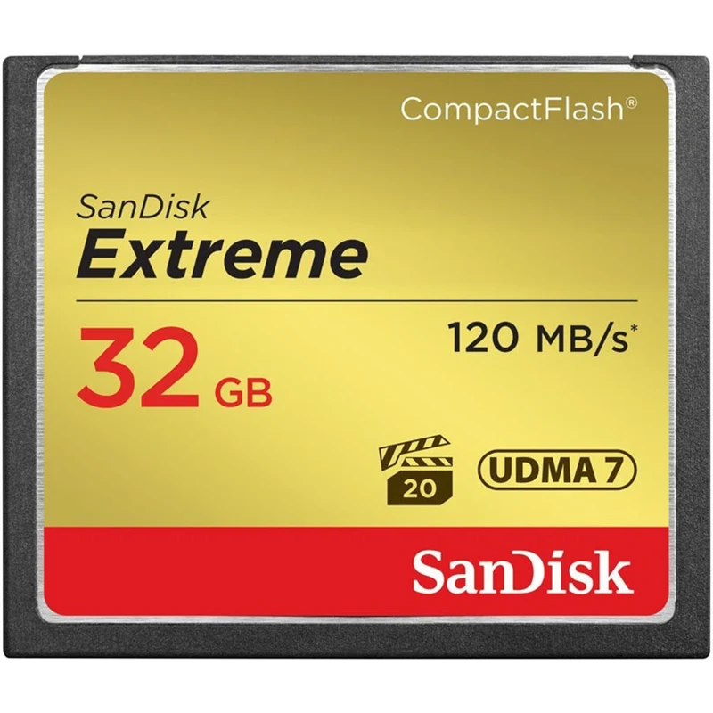 Carte Mémoire CompactFlash Extreme UDMA 7 32GB