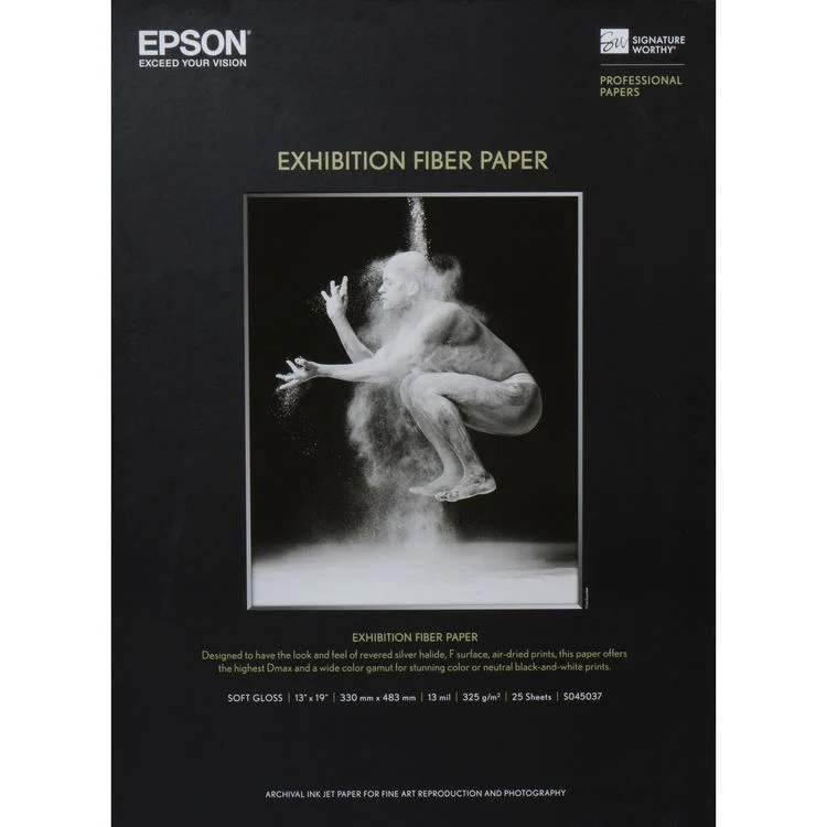 Papier Fibre Exposition 13x19po (25 Feuilles)