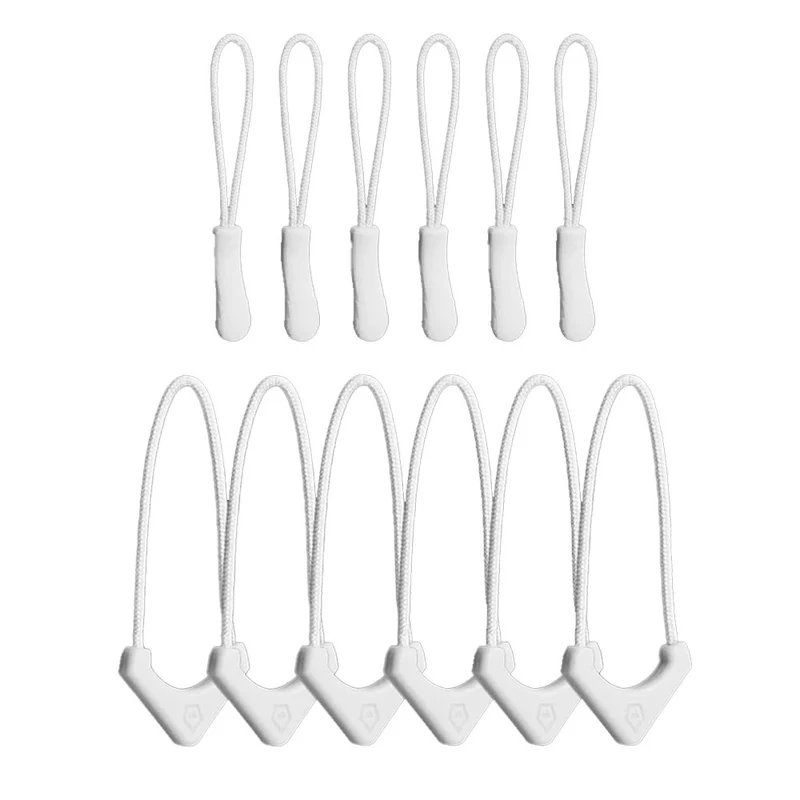 Tirettes de fermeture éclair Standard (Blanc)