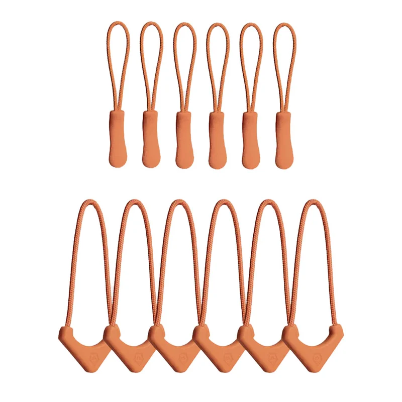 Tirettes de fermeture éclair Standard (Orange Sedona)