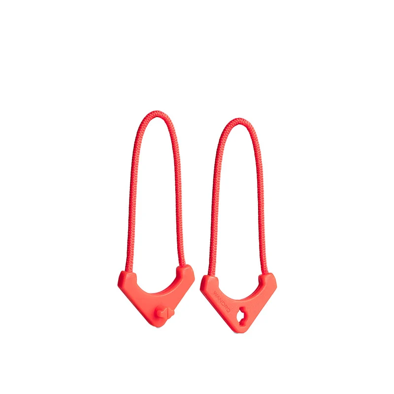 Tirettes de fermeture éclair avec serrure (Rouge Arches)