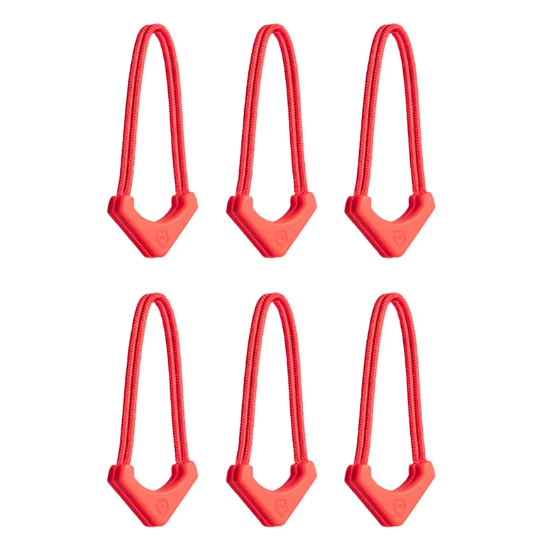 Tirettes de fermeture éclair avec serrure (Rouge Arches)