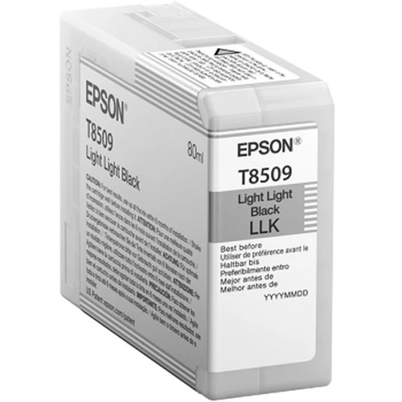 Cartouche d’Encre UltraChrome HD T850 Noir Très Clair (80 ml)