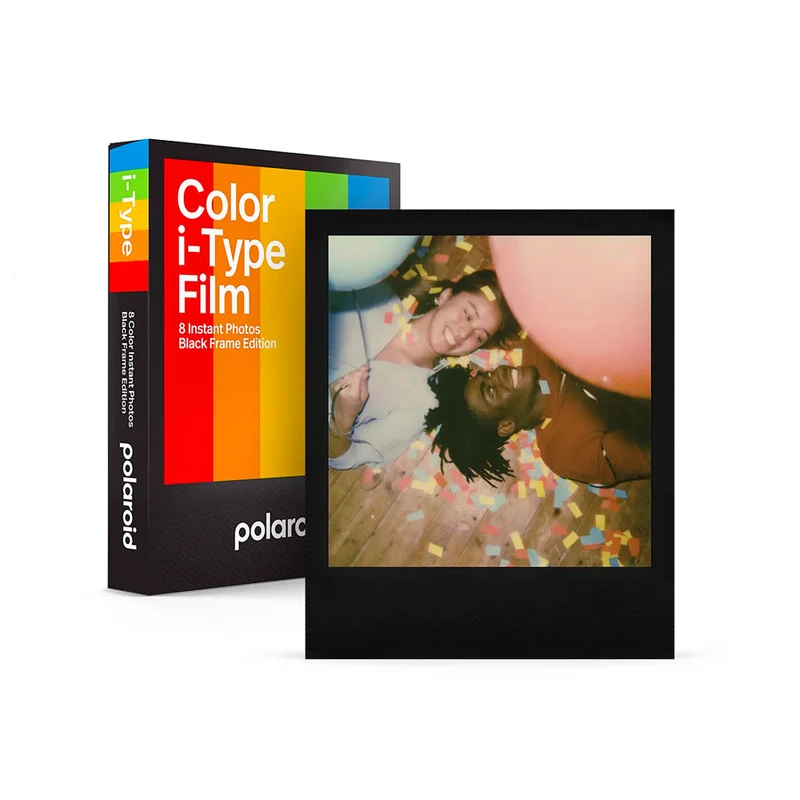 Film Instantané i-Type Couleur Cadre Noir (8 Poses)