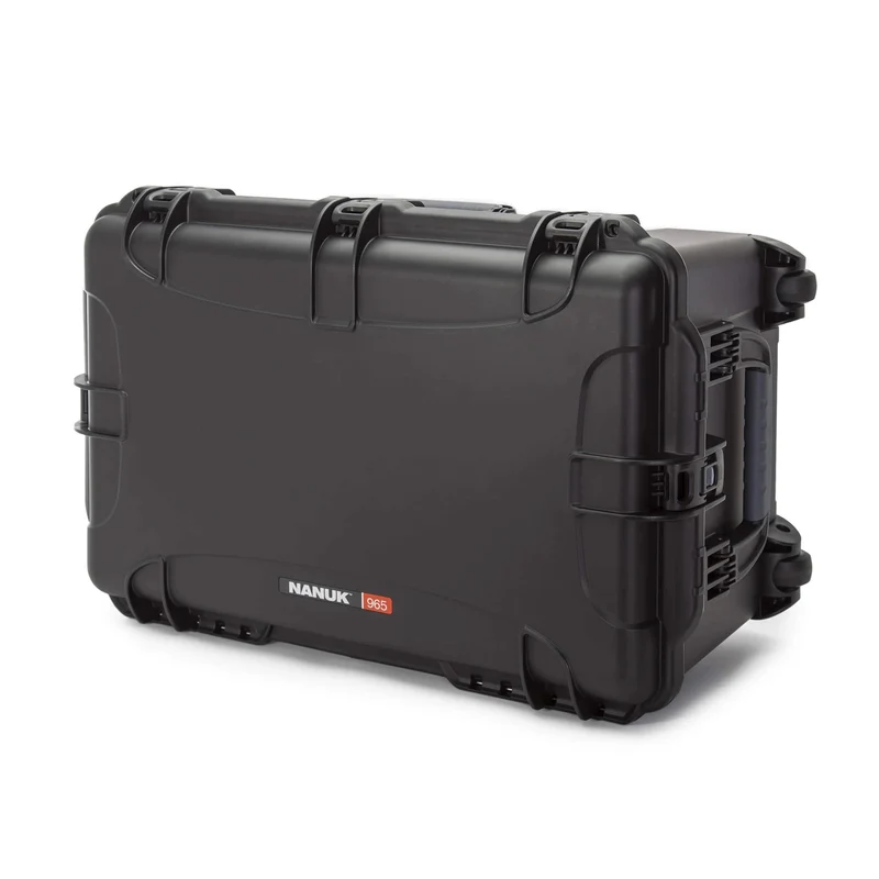 Valise Rigide à Roulettes Nanuk 965 avec Mousse (Noir)