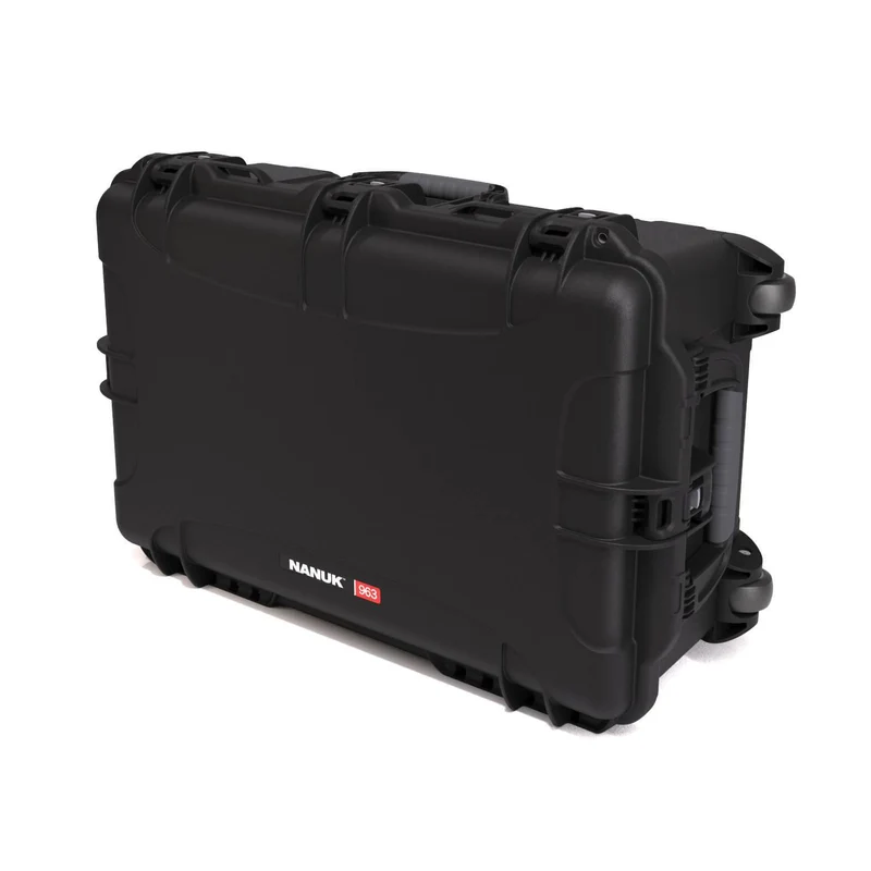 Valise Rigide à Roulettes Nanuk 963 avec Mousse (Noir)