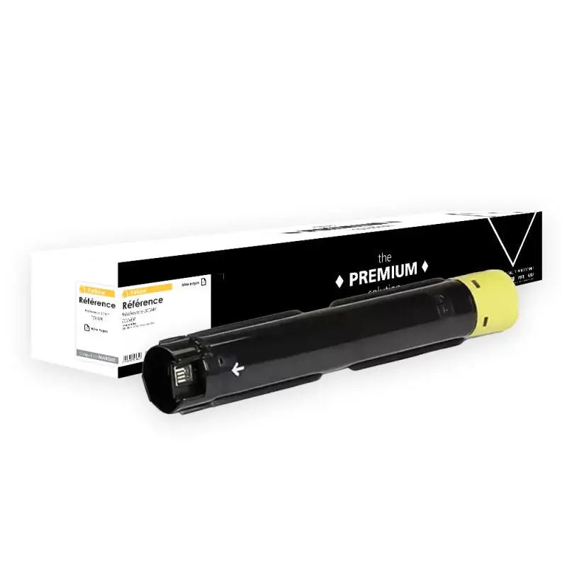 Xerox 7000 Toner Jaune compatible équivalent à 106R03758