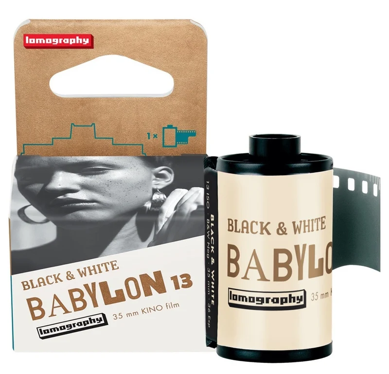 Film Noir et Blanc Babylon Kino B&W ISO 13 (Rouleau 35mm, 36 Poses)