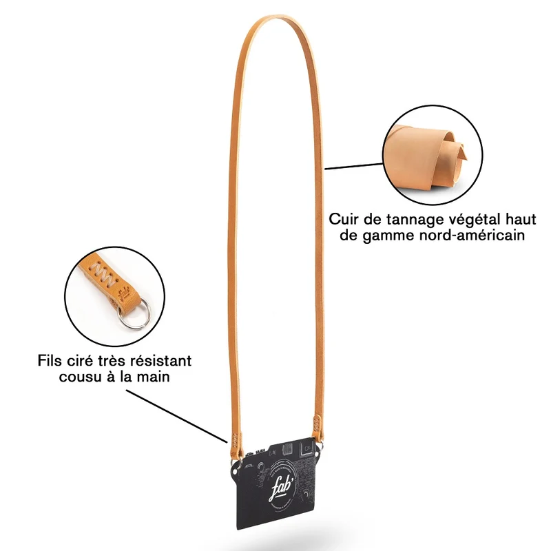 Courroie F4 de Longueur 39'' (P) (Cuir Tan)
