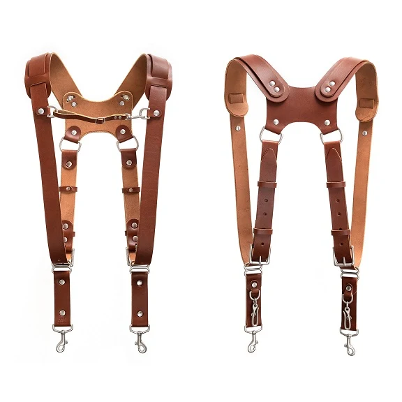 Harnais F22 de Longueur Standard (Cuir Brun)