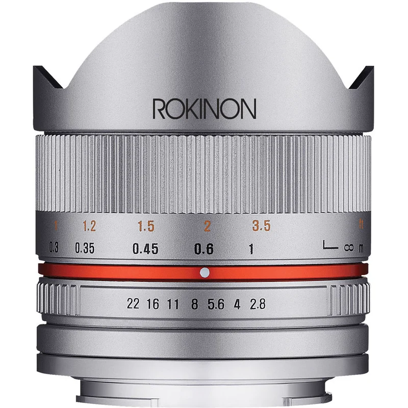 8mm f/2.8 UMC II pour Fujifilm X (Argent)