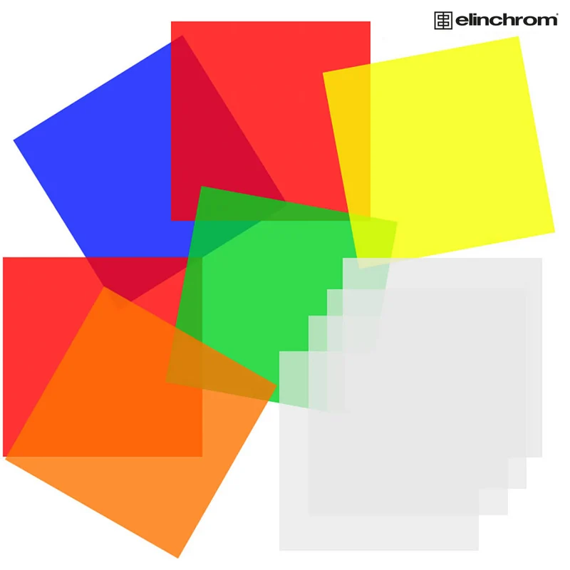 Ensemble de 10 Filtres de Couleur 21 cm