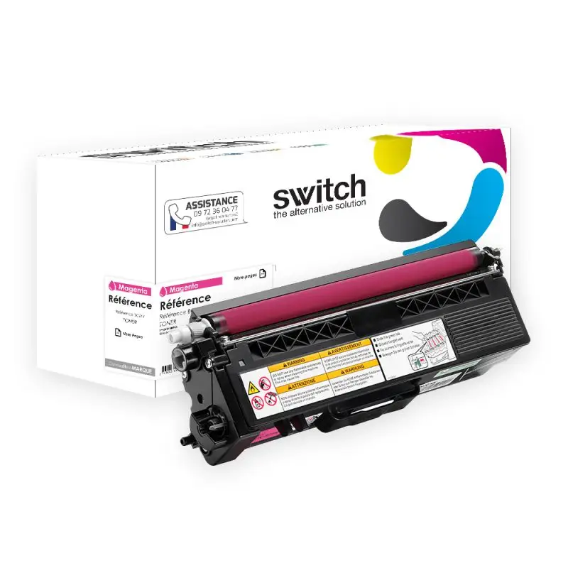 Brother TN-325 Toner Magenta compatible équivalent à TN-320 · Switch