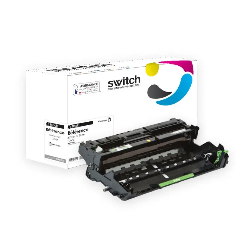 Brother DR-3100 Tambour Noir compatible équivalent à DR-520, 3100, 3115 · Switch