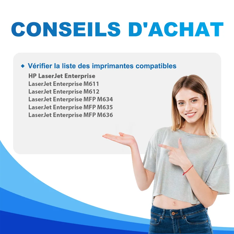 HP 147X Multipack de Toners Noir Compatibles W1470X avec puce