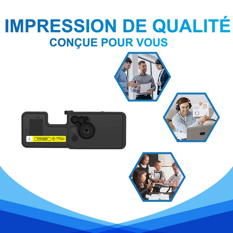 Kyocera TK-5230Y Cartouche de Toner Jaune Compatible