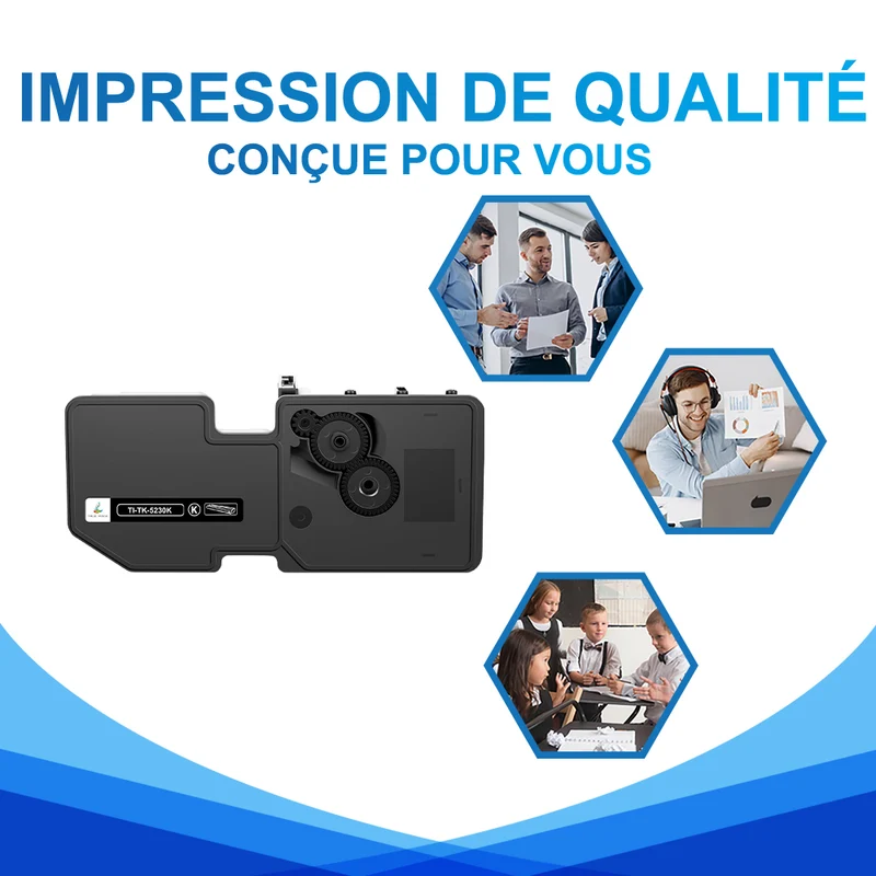 Kyocera TK-5230K Cartouche de Toner Noir Compatible