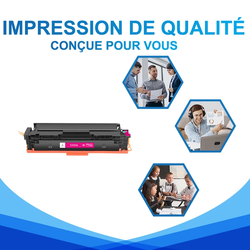 HP 205A Cartouche de Toner Magenta Compatible CF533A