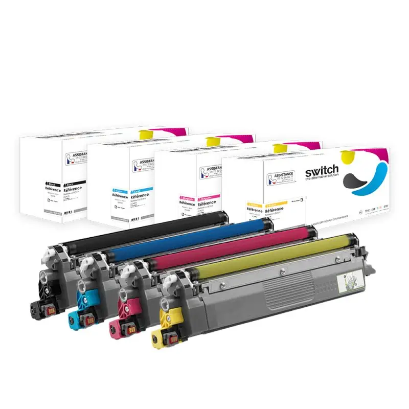 Brother TN249 Toner Pack 4 Couleurs compatible · Switch