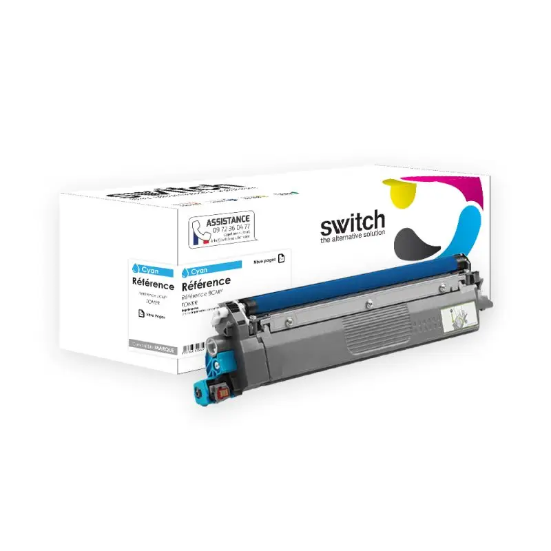 Brother TN248XL Toner Cyan compatible équivalent à TN248XLC · Switch