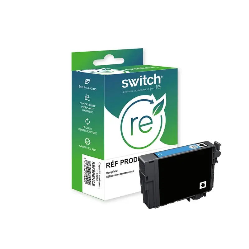 Epson 603XL Cartouche Cyan compatible équivalent à C13T03A24010 · Switch RE