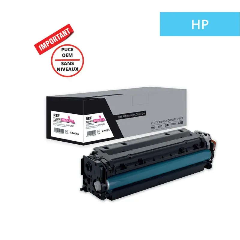HP 415A Toner Magenta compatible puce OEM équivalent à W2033, 415
