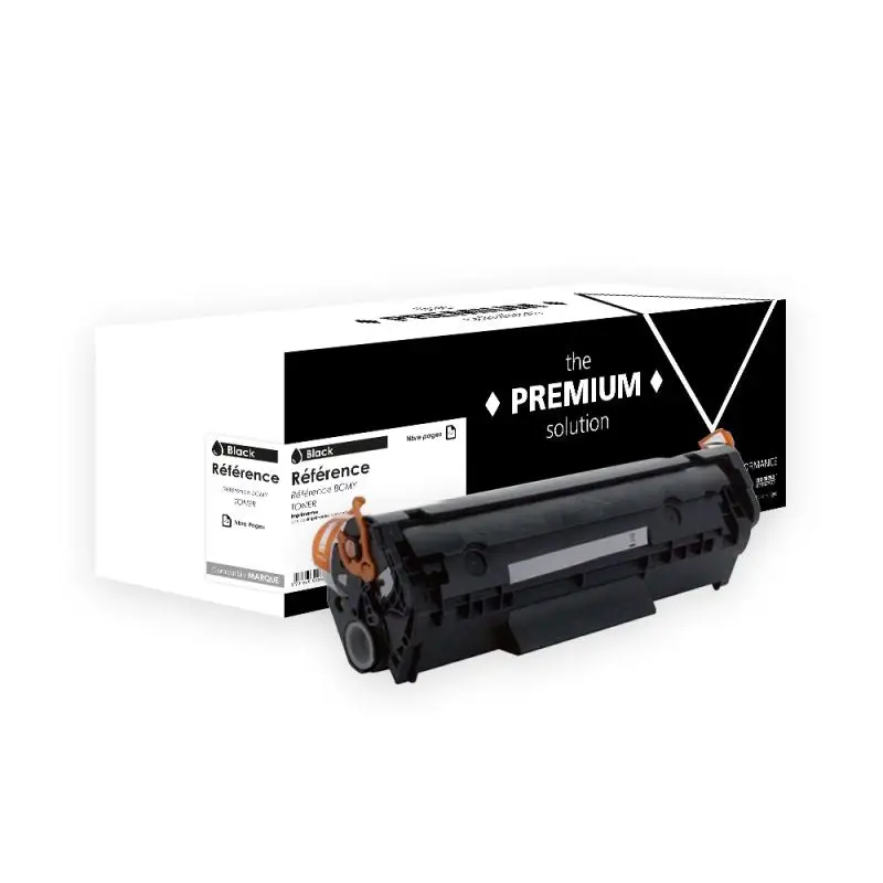 HP 12A Toner Noir compatible équivalent à Q2612A, 103, 303
