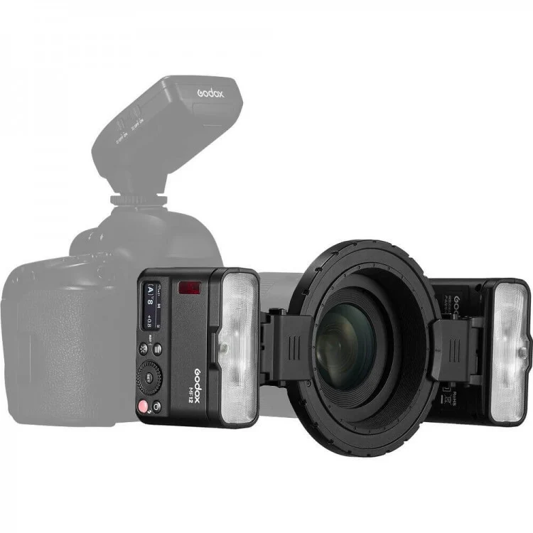 Ensemble 2 Flashs Macro MF12 et accessoires