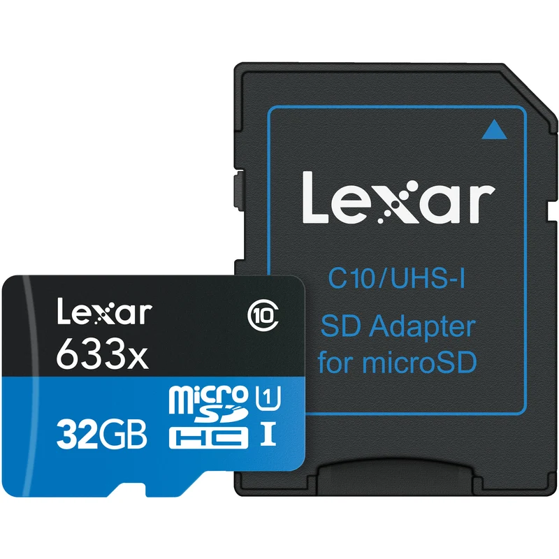 Carte Mémoire microSDHC High-Performance UHS-I 633x 32GB