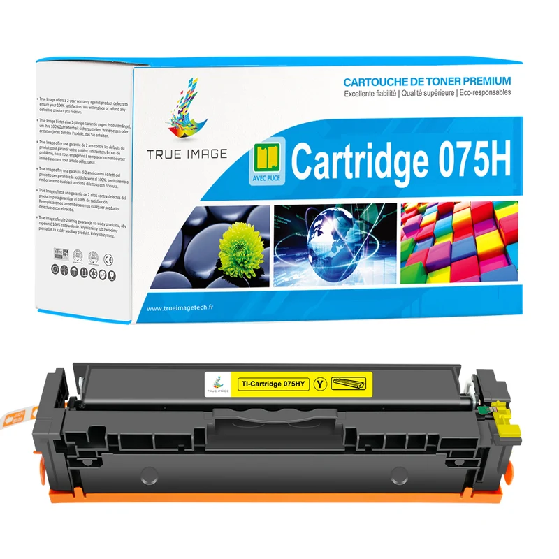 Compatible Canon 075HY Toner Jaune 6366C002