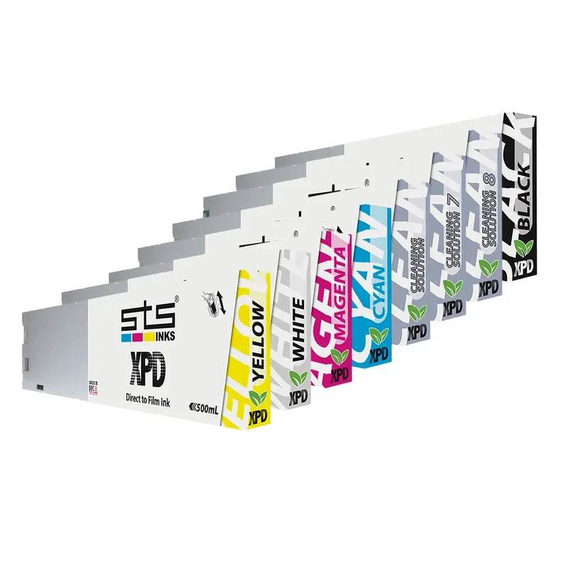 Cartouches DTF STS Inks XPD 500ml - Haute Qualité - Made in USA