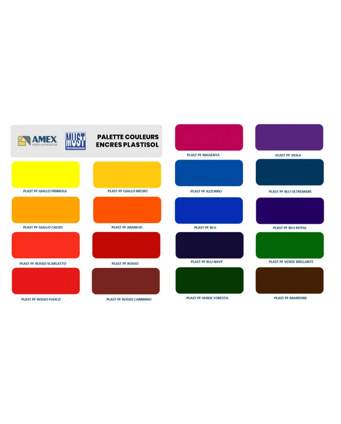 Encres de Sérigraphie Plastisol Sans Phtalate - BLANC 7kg