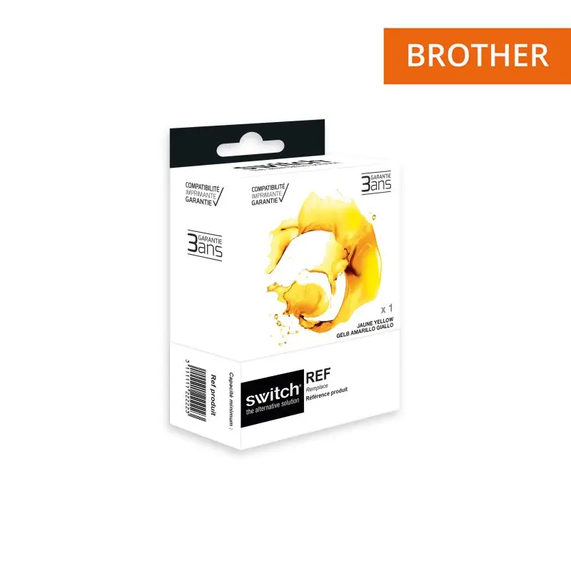 Brother 3235 Cartouche Jaune compatible équivalent à LC3235XLY · Switch