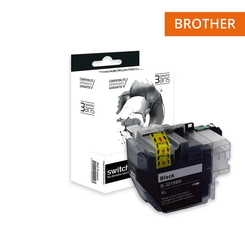 Brother 3219 Cartouche Noir compatible équivalent à LC3219XLB · Switch