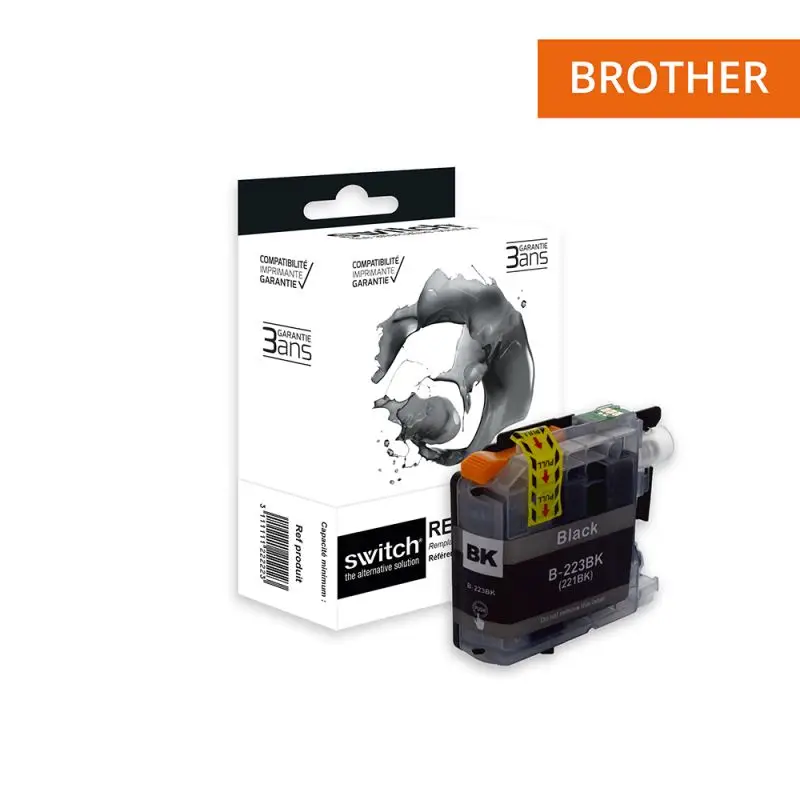 Brother 223 Cartouche Noir compatible équivalent à LC223B · Switch