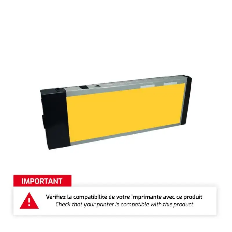 Epson T6034 Cartouche Jaune compatible équivalent à 7800, 9800