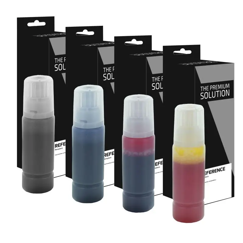 Canon 590 Bouteille encre Pack 4 Couleurs compatible équivalent à 1603C001, 1604C001, 1605C001