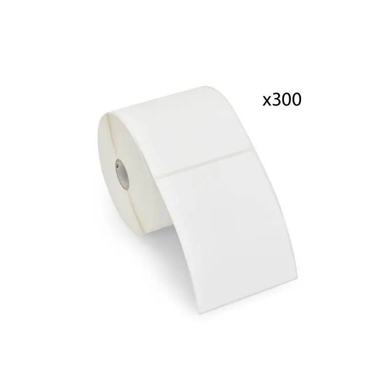 Rouleau étiquettes expédition 102x152mm x 300 - Noir sur Blanc