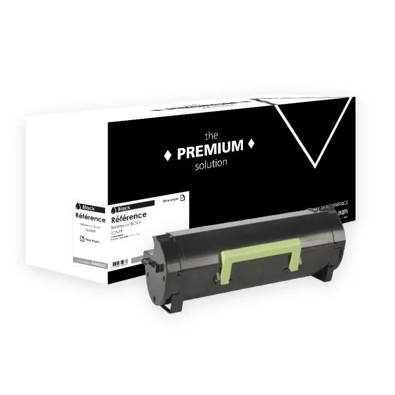 Lexmark 502X Toner Noir compatible équivalent à 50F2X00